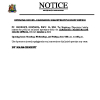 NOTICE - Carriacou Limited Operations