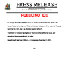PUBLIC NOTICE - Scholarship Desk in the Human Resource Development Division, Ministry of Education, will be closed on Tuesday, December 10, 2024