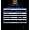 Grenada's Public Holidays 2025