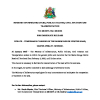 Temporary Closure of Morne Rouge Road, Grand Anse, St George