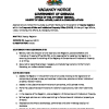 VACANCY NOTICE - Deputy Registrar CAIPO