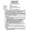 Request for Bids - Small Works - Upgrade works at St. David's Health Centre
