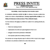 Media Invite - Press Briefing – Schools’ Reopening & Other Education Updates