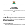 TEMPORARY CLOSURE OF ROAD FROM THEBAIDE TO MT. ANNON, ST. DAVID