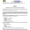 TEMPORARY RELOCATION OF THE INLAND REVENUE DIVISION