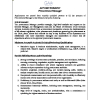ADVERTISEMENT - Procurement Manager